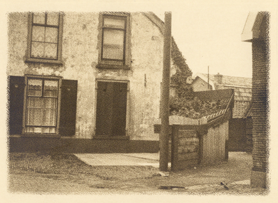 2848 Gezicht op een gedeelte van een huis aan het Zwartewater te Utrecht.00-00-1931-00-00-1931